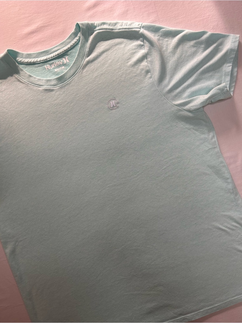 Hurley Nike Dri-FIT Tee XL Mint Green Minimalist Surf Skate Shirt